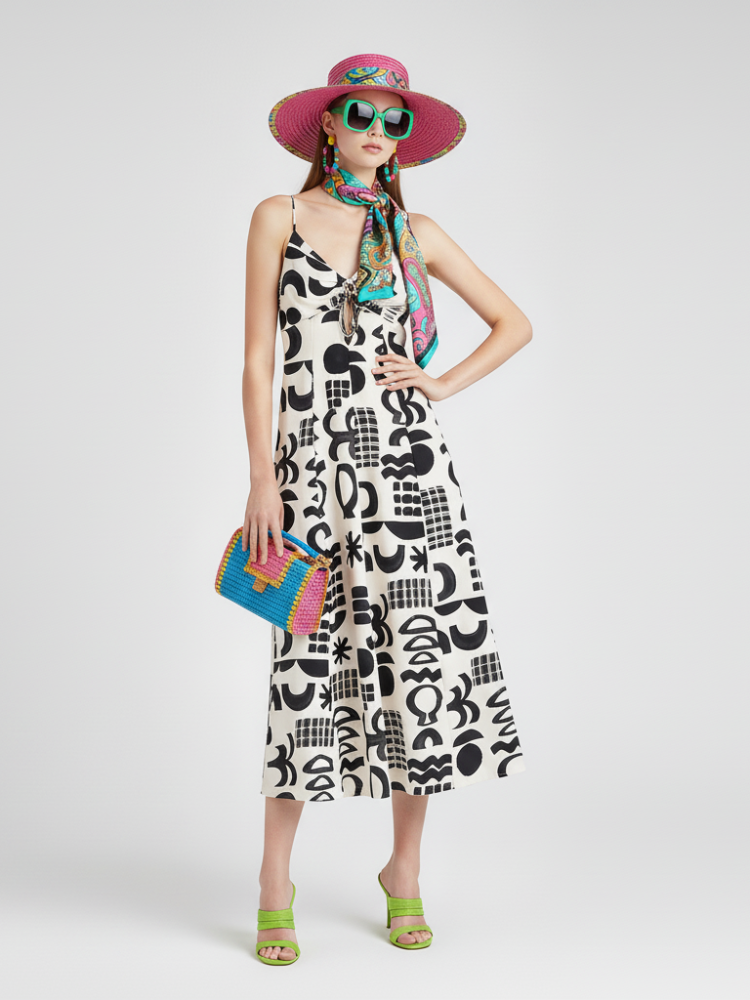 A-line Floral Dress, Dumbo | Women - BYMANYC ® New York
