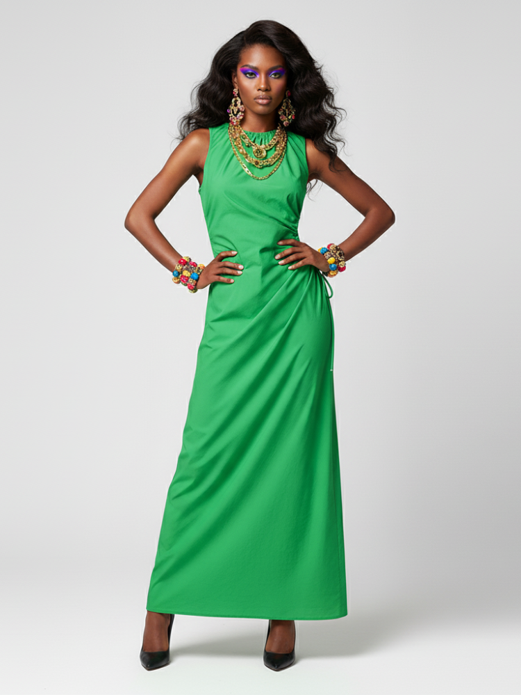 BOTANICAL GARDEN Maxi Dress ECO FASHION BYMANYC ® New York