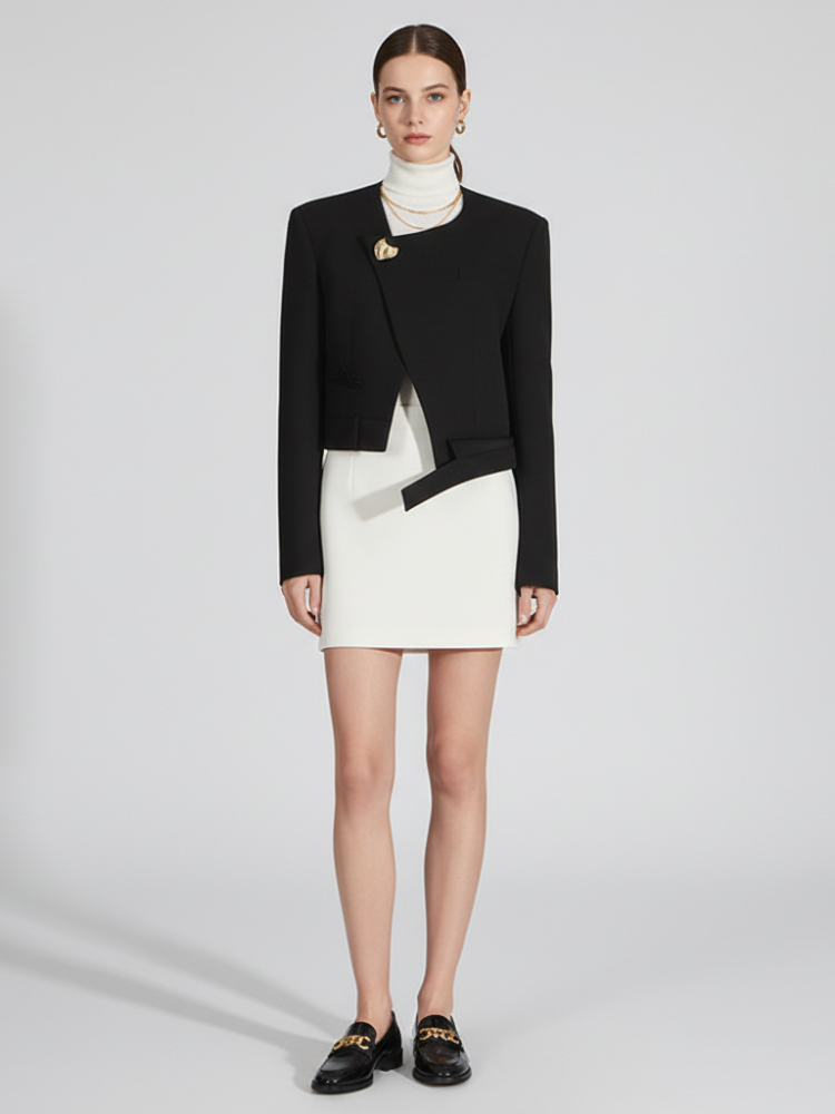 Elevate - Women's Asymmetric Blazer CHELSEA ECO FASHION BYMANYC ® New York