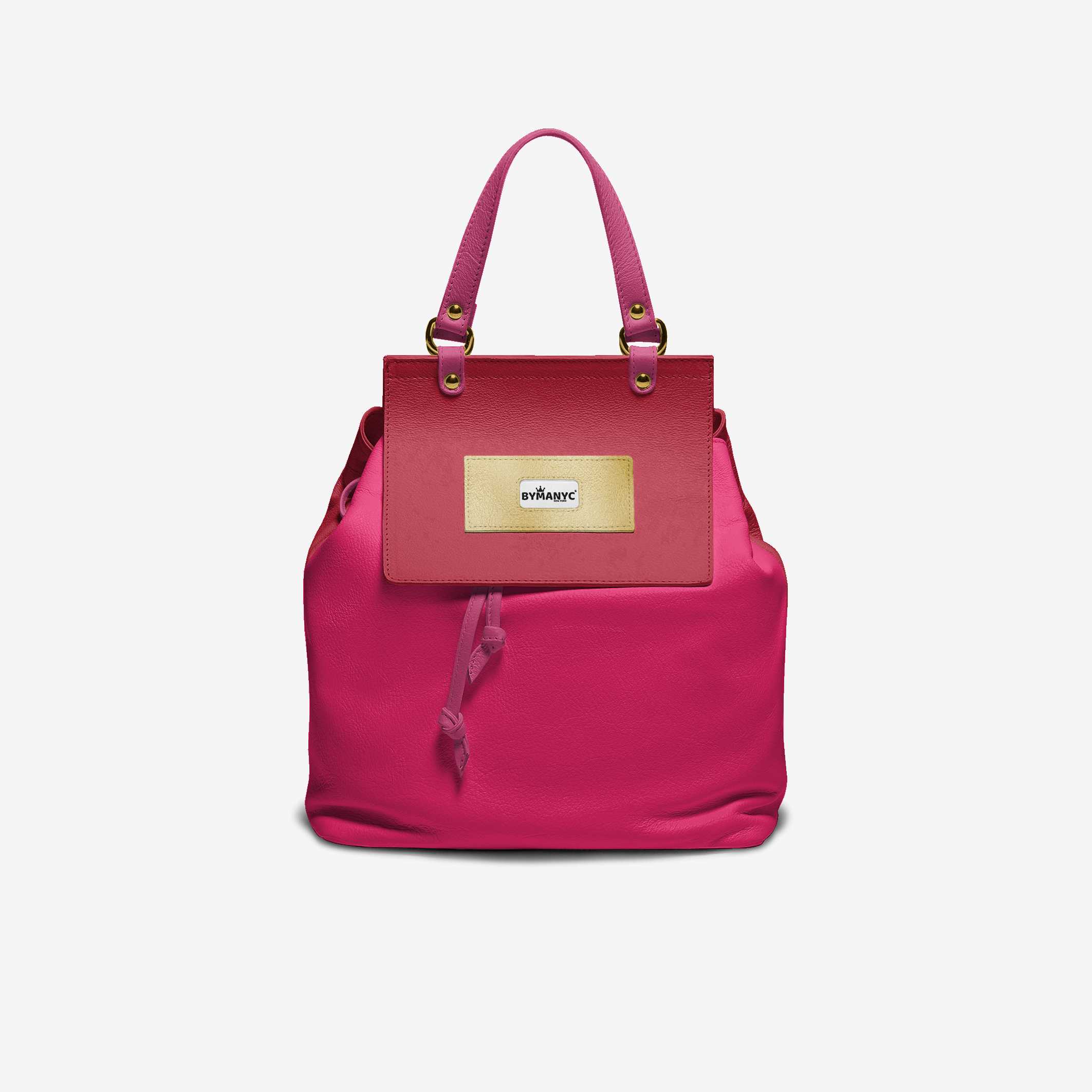 Elevate - Handbag Vegan SOHO PINK – BYMANYC ® New York Made in Italy