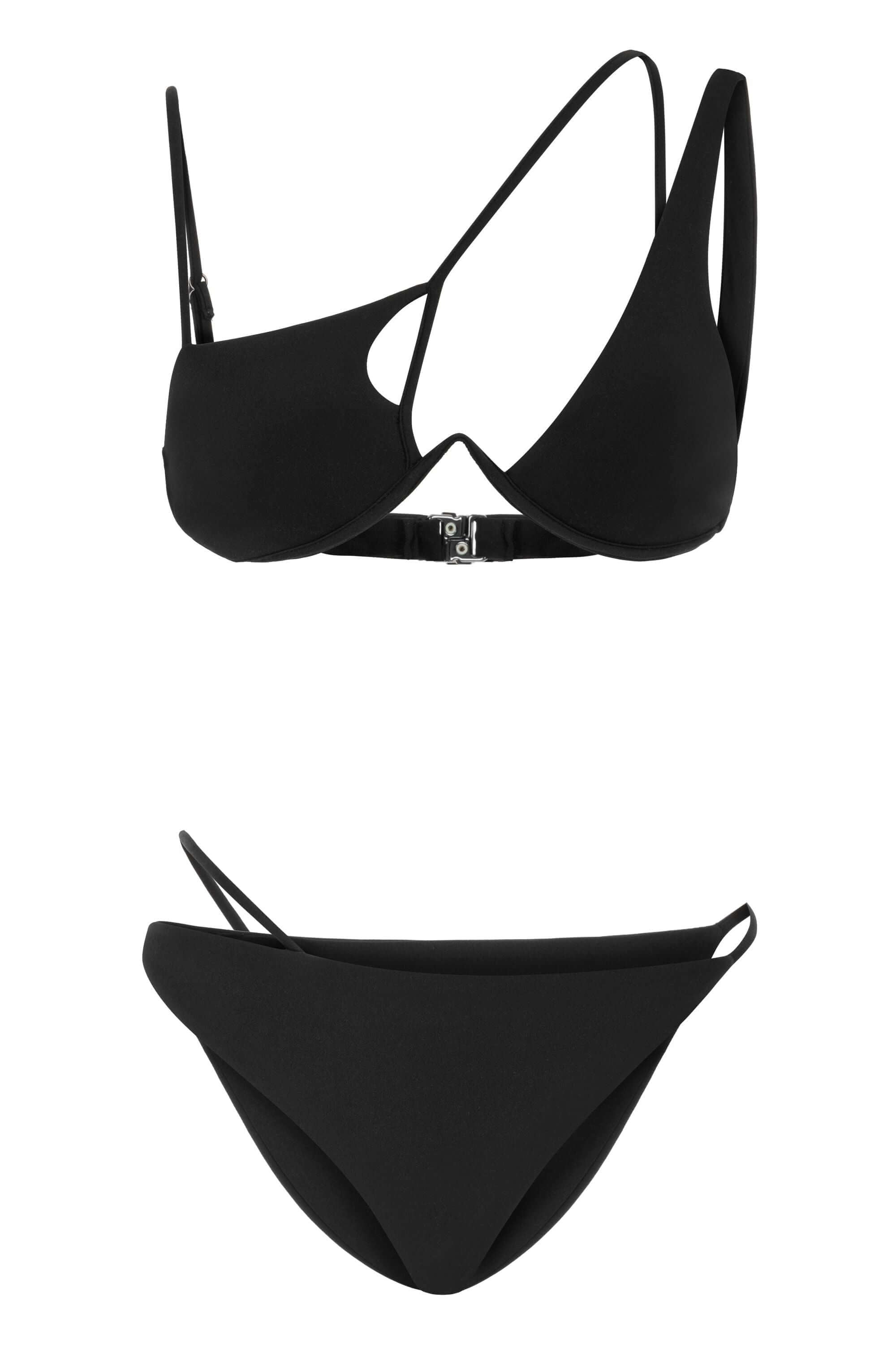 JENDUE Arlo Asymmetric Bikini | Swimwear (6 Colors)-1