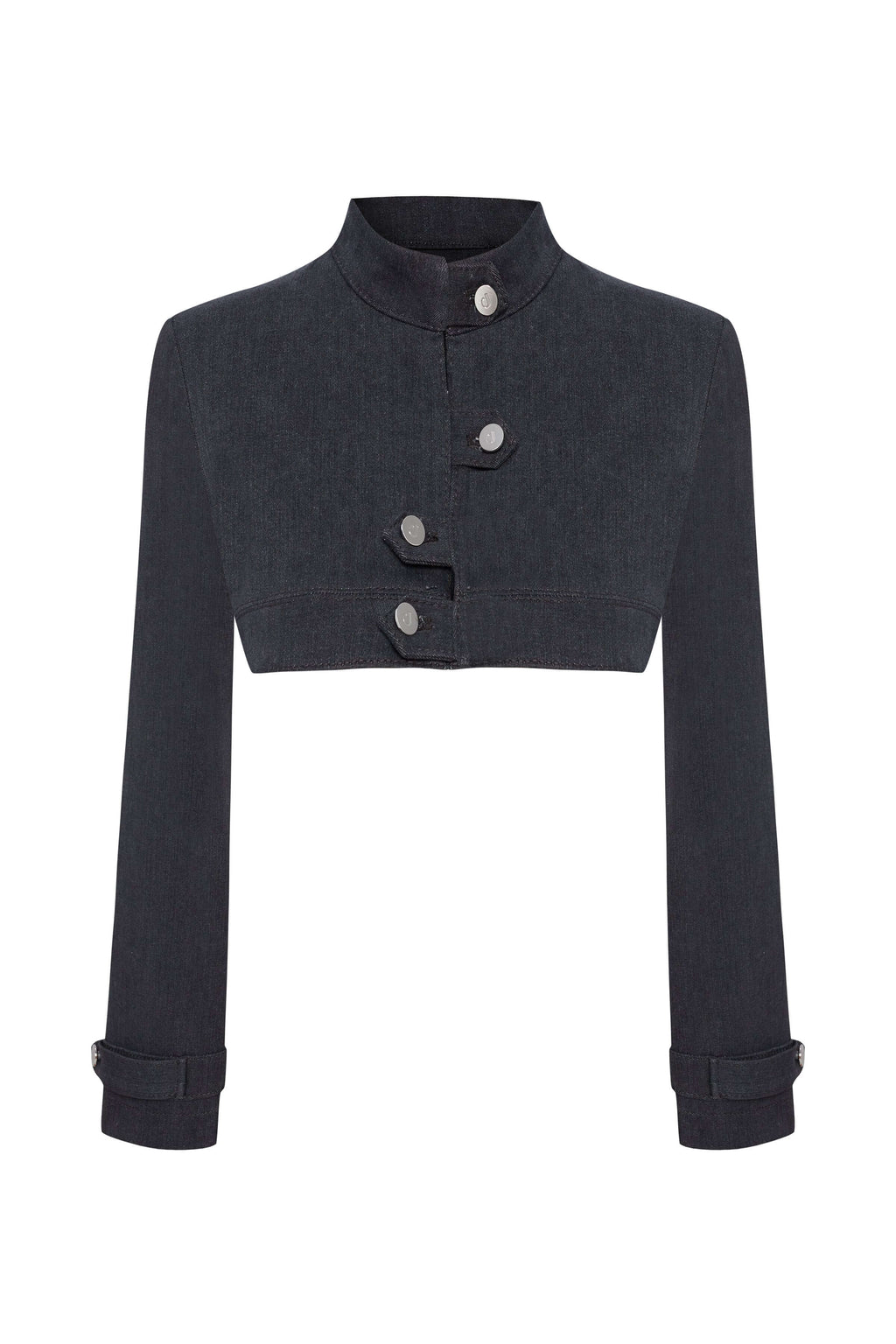 ELEVATE - JENDUE Dark Dreams Denim Jacket - Cropped & Stylish