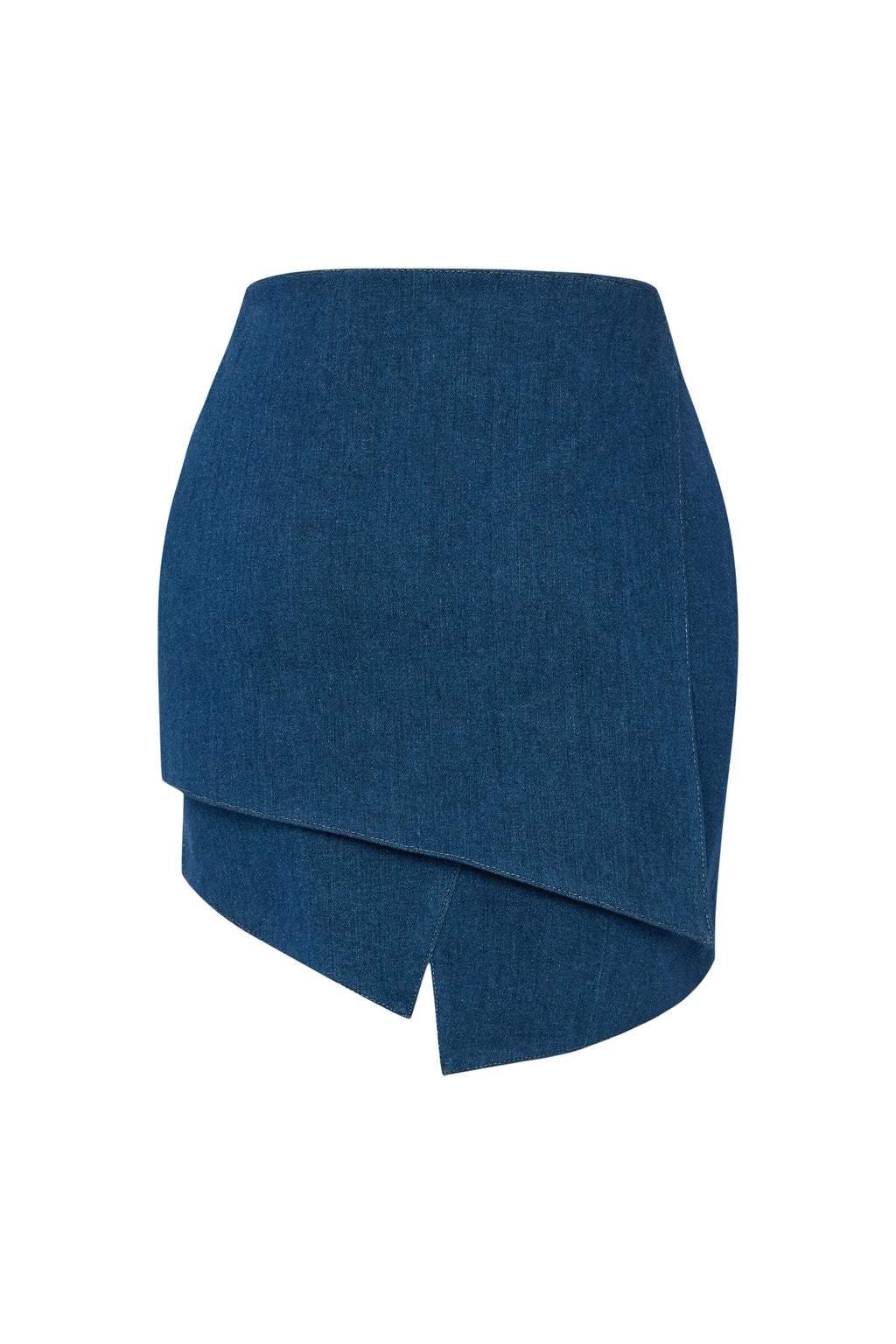 ELEVATE - JENDUE Endless Line Denim Mini Skirt - Chic & Modern