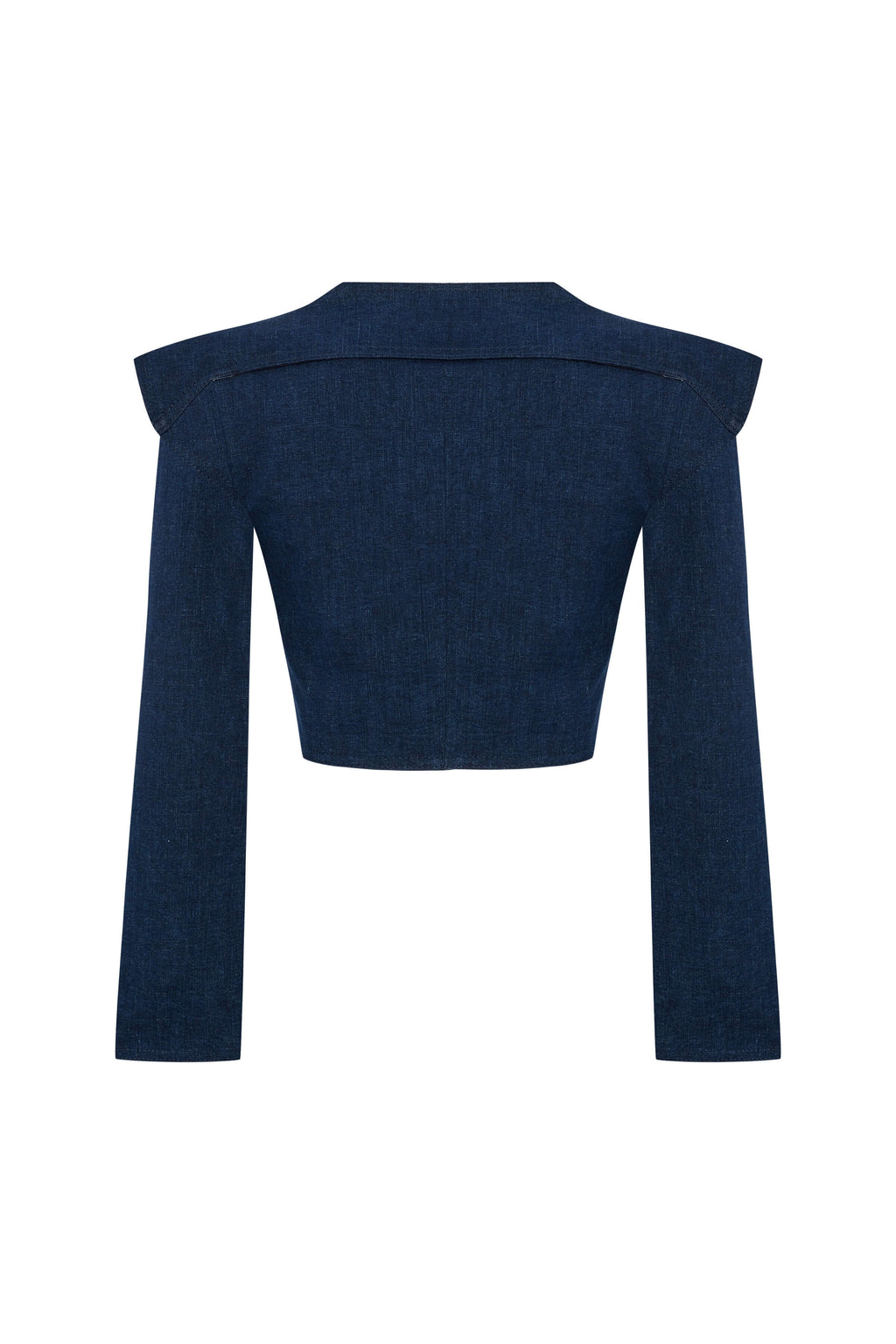 JENDUE Harmony Denim Jacket - Cropped & Stylish Outerwear-2