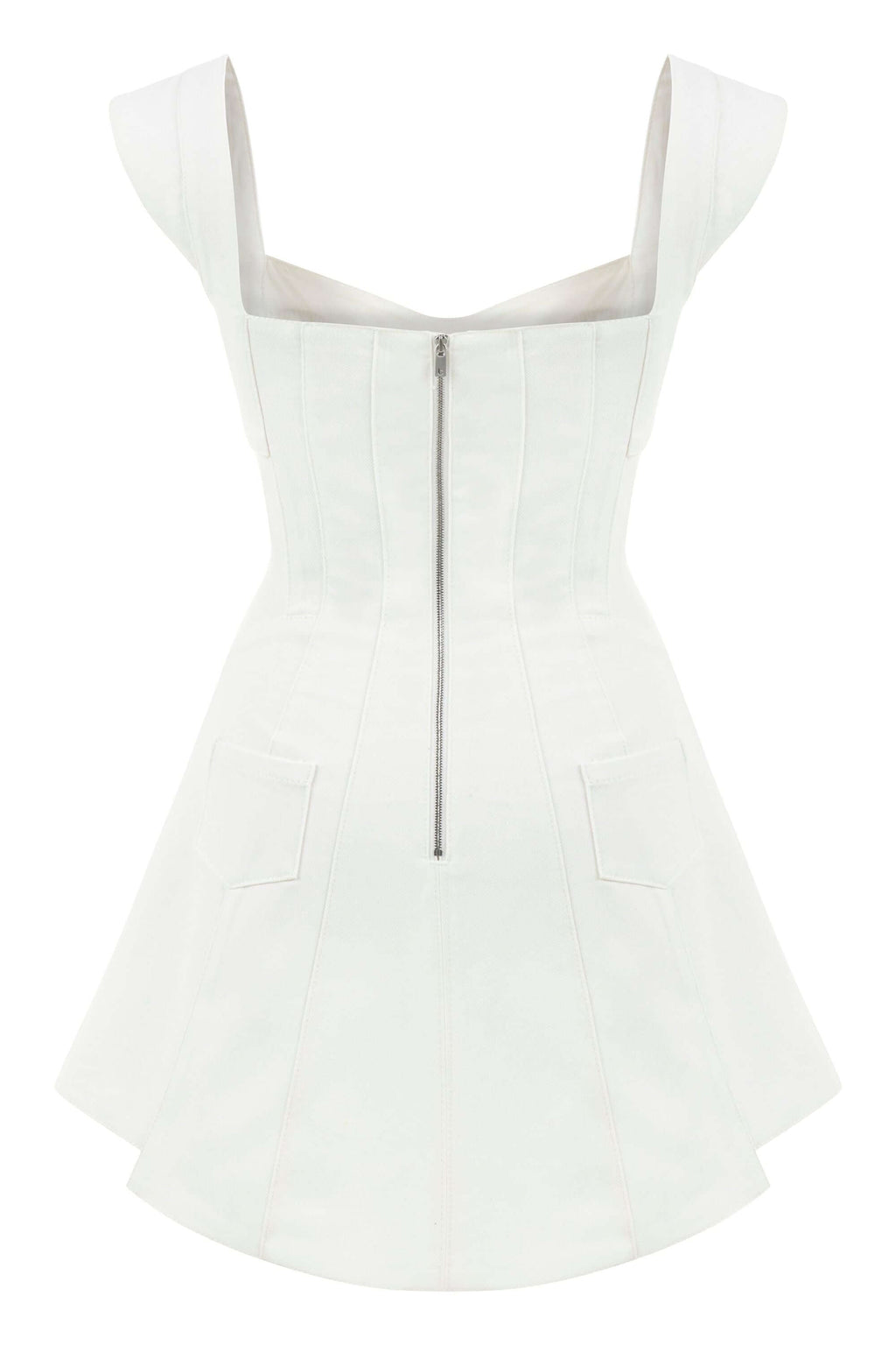 ELEVATE - JENDUE Ron White Cut Out Denim Mini Dress - Modern & Chic