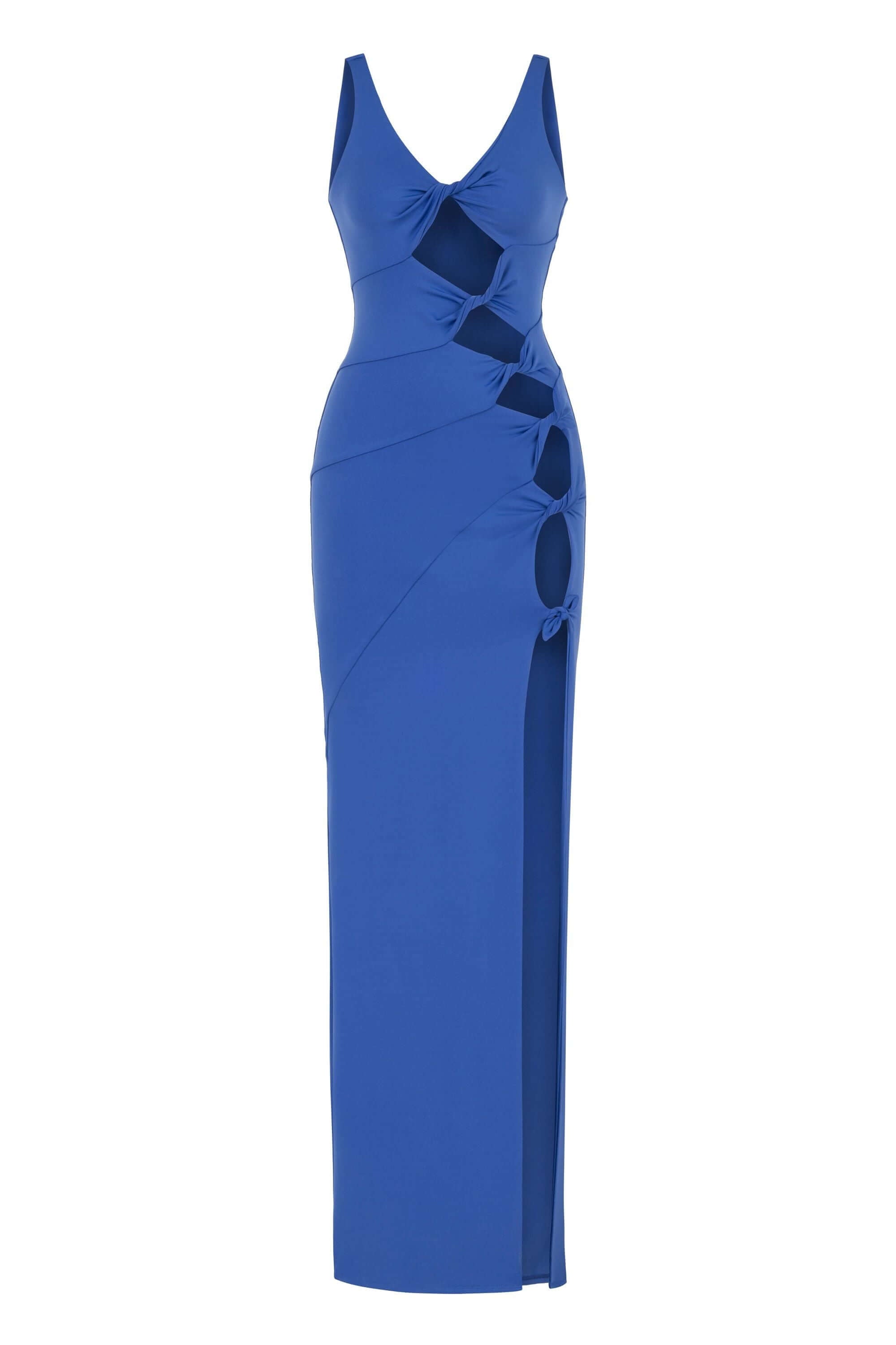 JENDUE Sara Dress - Elegant Cut-Out Maxi | Event Wear-5