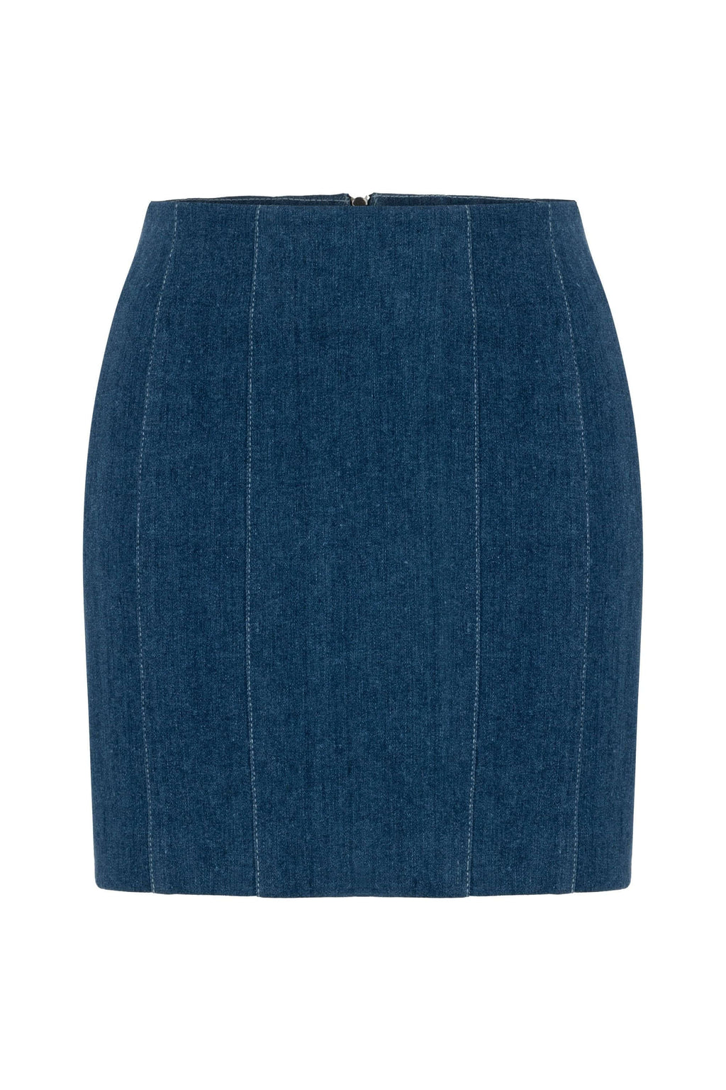 ELEVATE - JENDUE Sosa Denim Skirt - High-Waisted Blue Mini Skirt