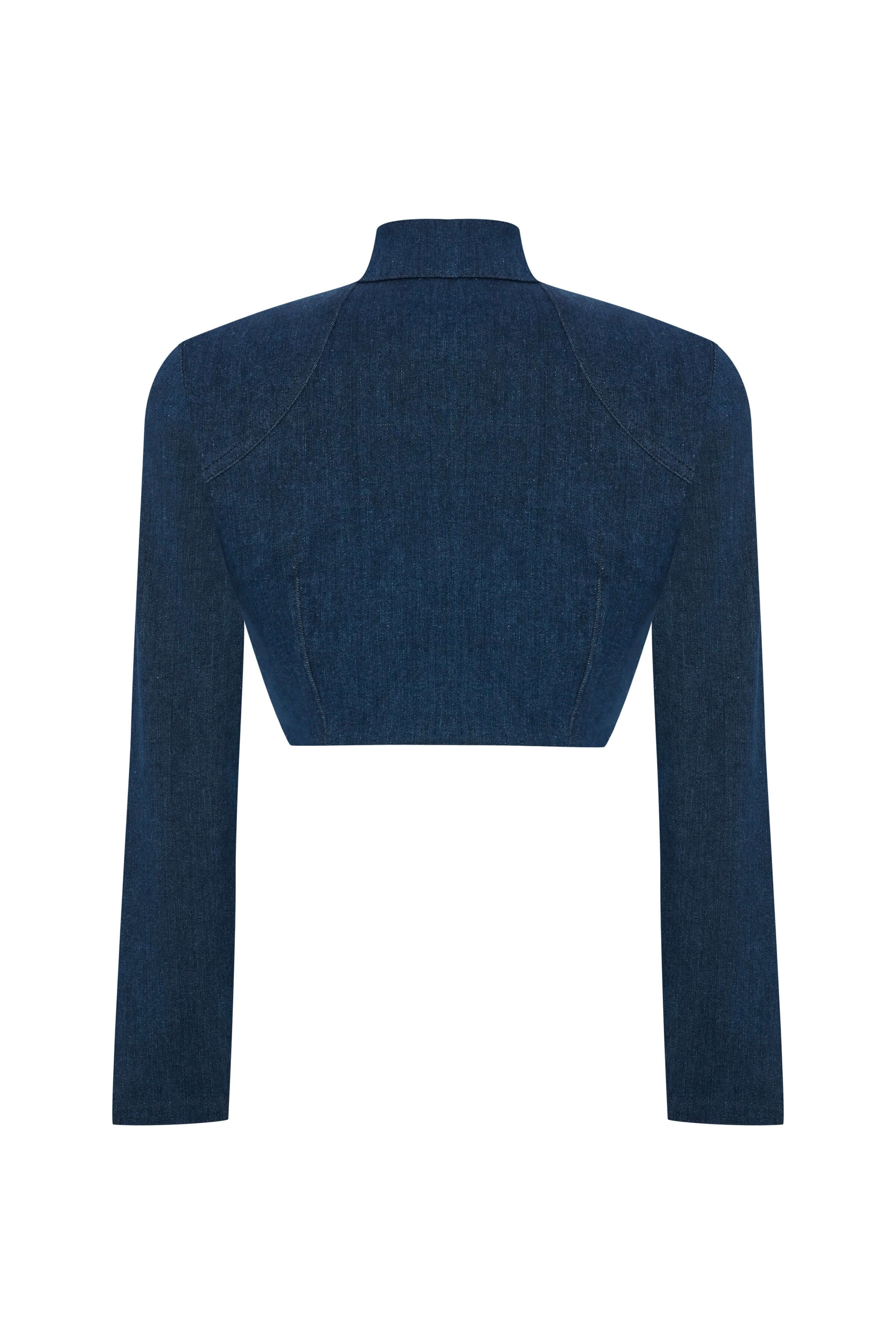 ELEVATE - JENDUE Sublime Denim Jacket - Cropped, Structured & Stylish