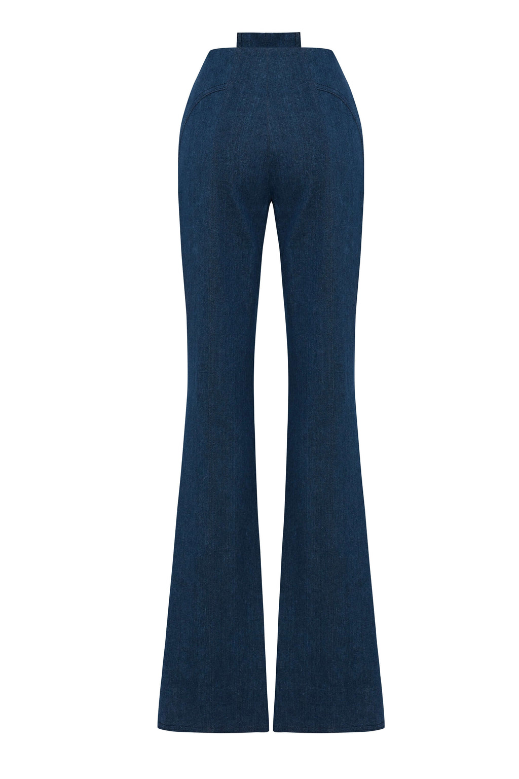 ELEVATE - JENDUE Sublime Denim Jean - High-Waisted Flared with Slits
