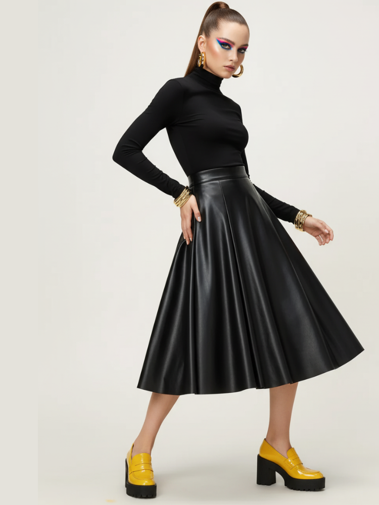 Elevate - Women's Midi Skirt ROOSEVELT COUTURE BYMANYC ® New York