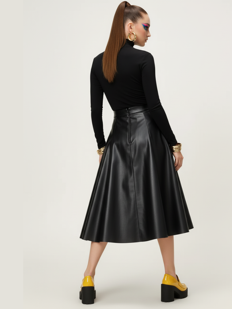 Elevate - Women's Midi Skirt ROOSEVELT COUTURE BYMANYC ® New York