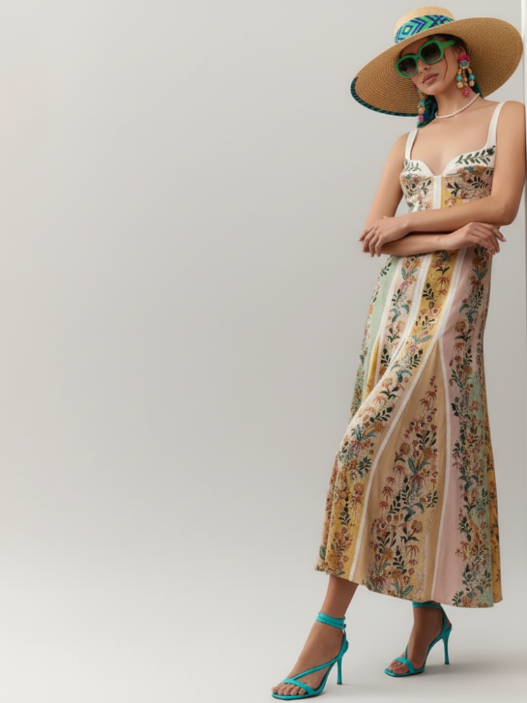 Elevate - Strapless Floral Dress, The Hamptons | Women - BYMANYC ® New York
