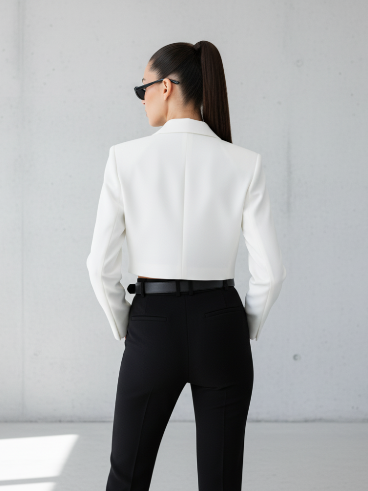 Elevate - Versatile Stand Collar Blazer, Manhattan | BYMANYC ® New York