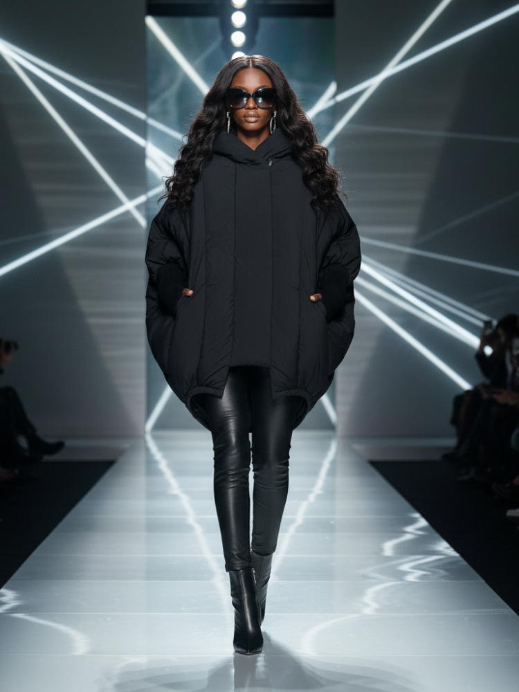 Elevate - Women's Cape Coat FINANCIAL DISTRICT COUTURE BYMANYC ® New York