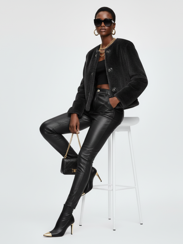 Elevate - Women's Faux Fur Jacket MEATPACKING DISTRICT ECO FASHION BYMANYC ® New York