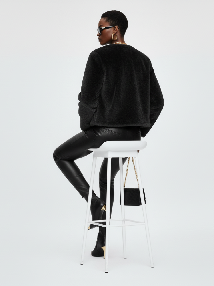 Elevate - Women's Faux Fur Jacket MEATPACKING DISTRICT ECO FASHION BYMANYC ® New York