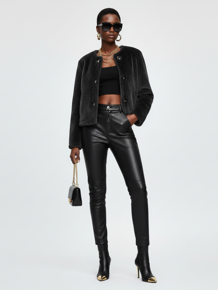 Elevate - Women's Faux Fur Jacket MEATPACKING DISTRICT ECO FASHION BYMANYC ® New York