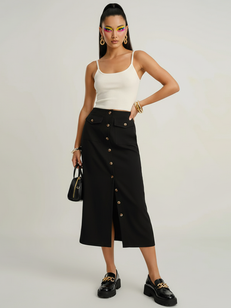 Women's Midi Skirt SOHO COUTURE BYMANYC ® New York-0