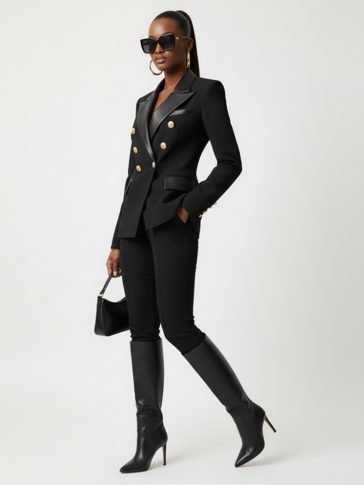 Women's Military Blazer MIDTOWN ECO COUTURE BYMANYC ® New York