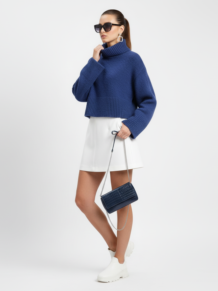 Elevate - Women's Turtleneck Sweater UPPER EAST SIDE ECO COUTURE BYMANYC ® New York